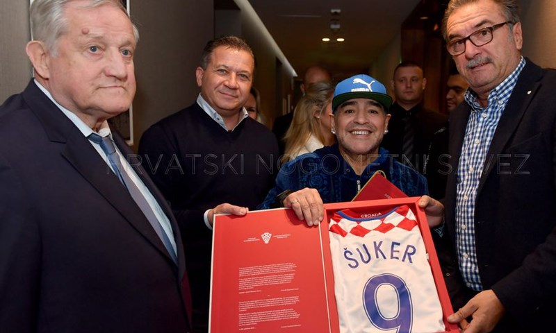 Delegacija HNS-a sastala se s Diegom Maradonom
