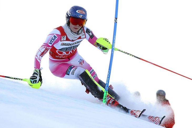 Shiffrin vodeća nakon prve vožnje, Popović 60.