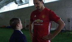 FANATIK: Zlatan pozlatio Božić malom navijaču