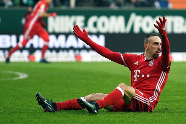 Šok za Bayern: Ribery zbog teške ozljede pauzira barem šest mjeseci