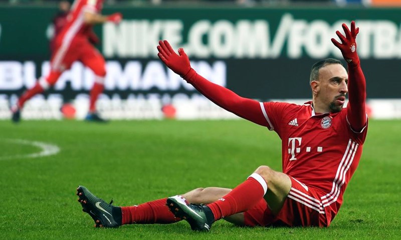 Šok za Bayern: Ribery zbog teške ozljede pauzira barem šest mjeseci