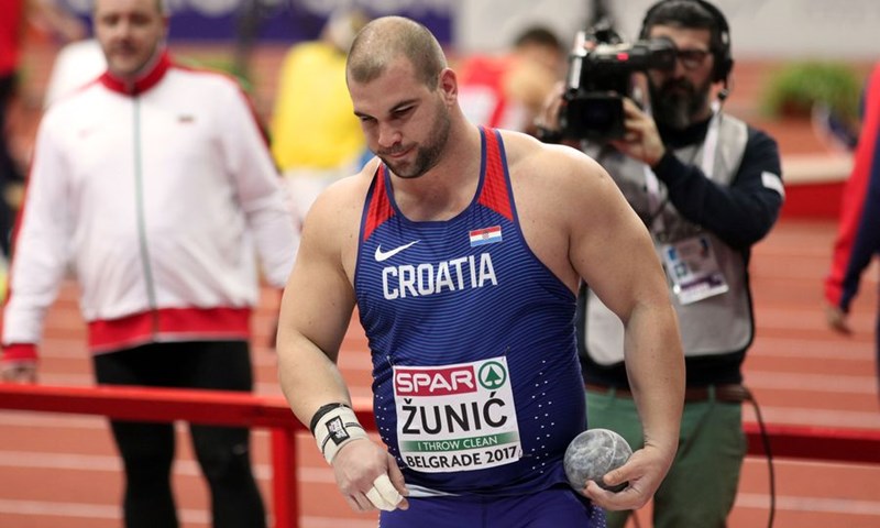 Stipe Žunić treći na snažnom mitingu u Ostravi