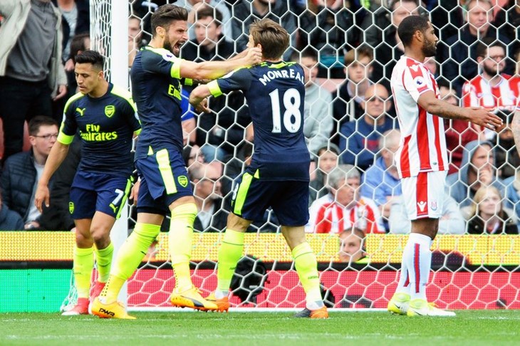 VIDEO: Arsenal visoko slavio kod Stoke Cityja i približio se Liverpoolu na bod