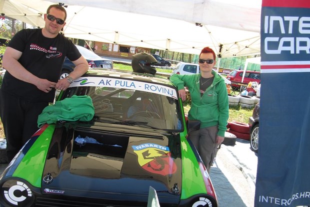 Zapažen rezultat na FIA CEZ autoslalomu, Iva i Nenad Damarija na postolju