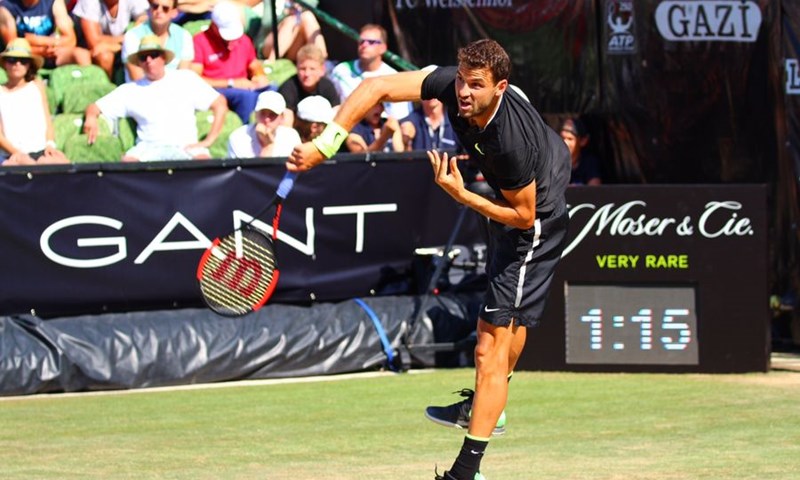Nakon Rogera Federera ispao i drugi nositelj Grigor Dimitrov