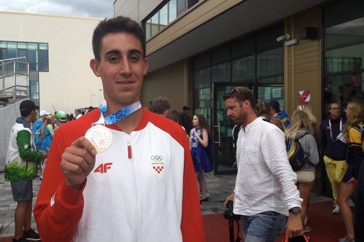 EYOF: Erik Sluga osvojio prvu medalju za Hrvatsku