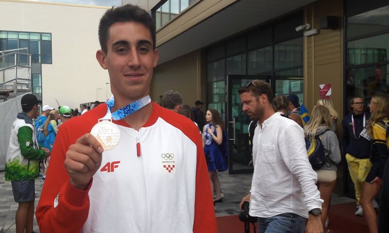 EYOF: Erik Sluga osvojio prvu medalju za Hrvatsku