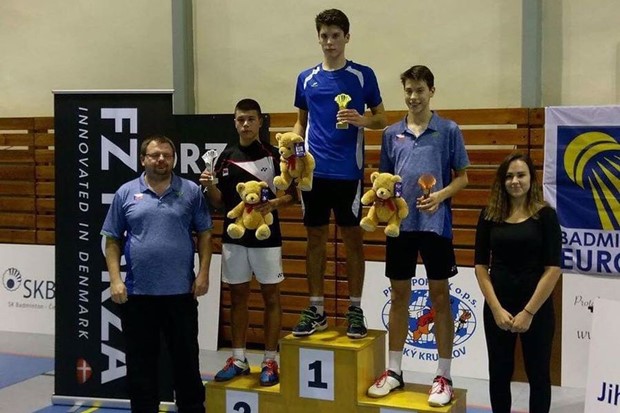 Badminton: Luka Ban osvojio zlatnu medalju na jakom turniru u Češkoj