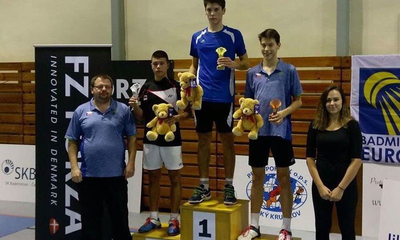 Badminton: Luka Ban osvojio zlatnu medalju na jakom turniru u Češkoj