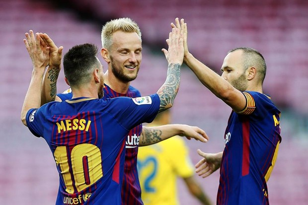 VIDEO: Rakitić zabio, a Messi briljirao u visokoj pobjedi Barcelone za polufinale Kupa kralja