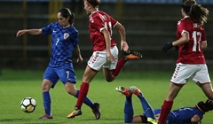 Hrvatske nogometašice u sudačkoj nadoknadi ostale bez prve pobjede u kvalifikacijama