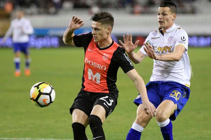 VIDEO: Said u sudačkoj nadoknadi spasio bod Hajduku u derbiju protiv Osijeka