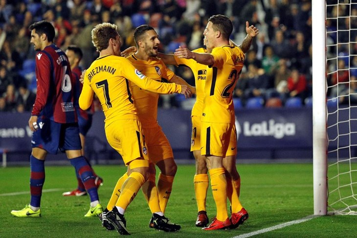 VIDEO: Raspoloženi Atletico predvođen Gameirom i Griezmannom pregazio u Valenciji Levante