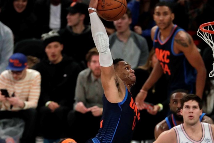Russell Westbrook ušao u povijest i preskočio Chamberlaina, briljantna predstava Paula Georgea