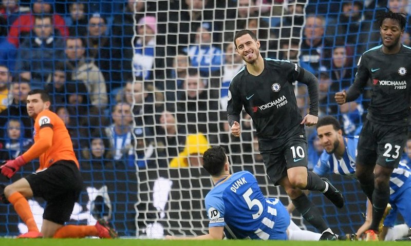 VIDEO: Dominantni Chelsea nošen Hazardom potopio Brighton u gostima