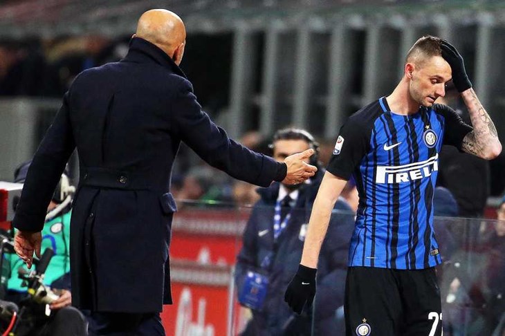 Luciano Spalletti ne zamjera Brozoviću: "Bio je ljut, pozitivno je kad igrač pokaže reakciju"