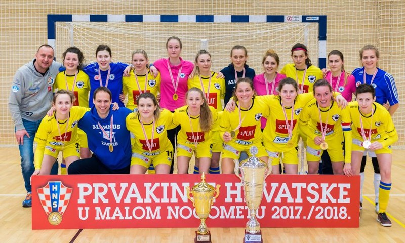 MNK Alumnus SC Flegar prvakinje Hrvatske u futsalu
