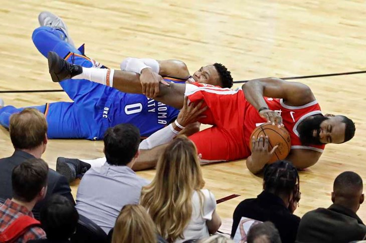 Rocketsi s kratkom rotacijom svladali Thunder, Harden i Capela donijeli prevagu