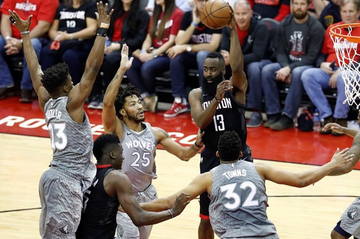 VIDEO: Rocketsi završili posao, Capela i Harden za četvrtu pobjedu