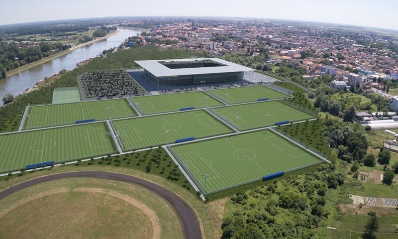 Osijek predstavio glamurozan novi stadion i kamp na Pampasu