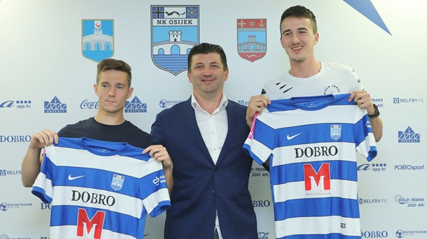 Osijek predstavio pojačanja za sljedeću sezonu, potpisali Karlo Kamenar i Stjepan Radeljić