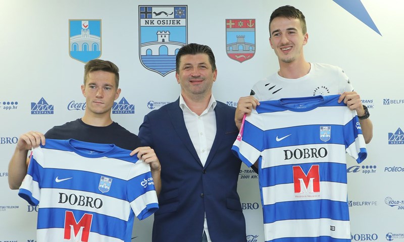 Osijek predstavio pojačanja za sljedeću sezonu, potpisali Karlo Kamenar i Stjepan Radeljić