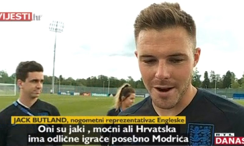 [RTL Video] Jack Butland: "Nigerija je moćna, ali ako Modrić bude imao dan neće biti problema"