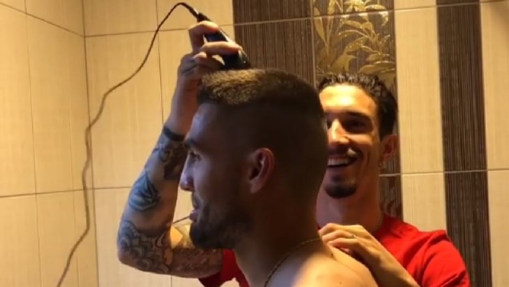 FANATIK: Šime Vrsaljko "spasio" frizuru Mateu Kovačiću