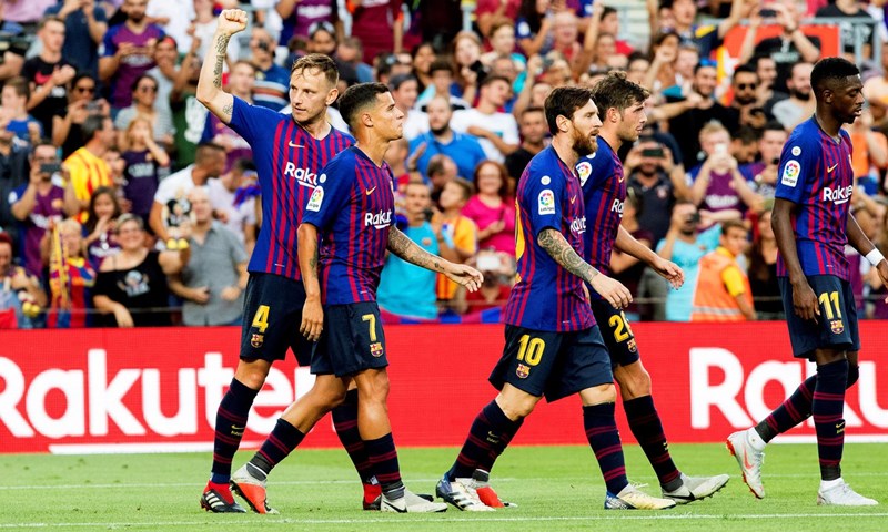 VIDEO: Barcelona utrpala osam golova Huesci, Rakitić strijelac i asistent