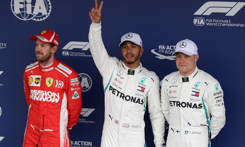 Lewis Hamilton kreće s pole positiona u utrku za Veliku nagradu Brazila
