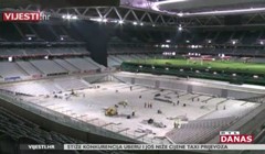 [RTL Video] Kako nogometni stadion postaje dvorana spremna ugostiti finale Davis Cupa