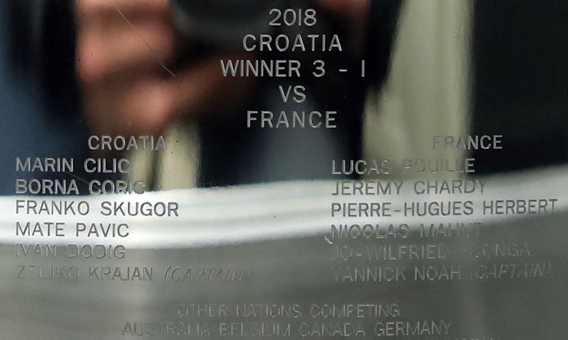 FOTO: Davis Cup trofej stigao u Hrvatsku