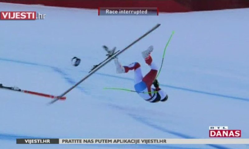 [RTL Video] Marc Gisin stabilno i prebačen u Švicarsku nakon teškog pada