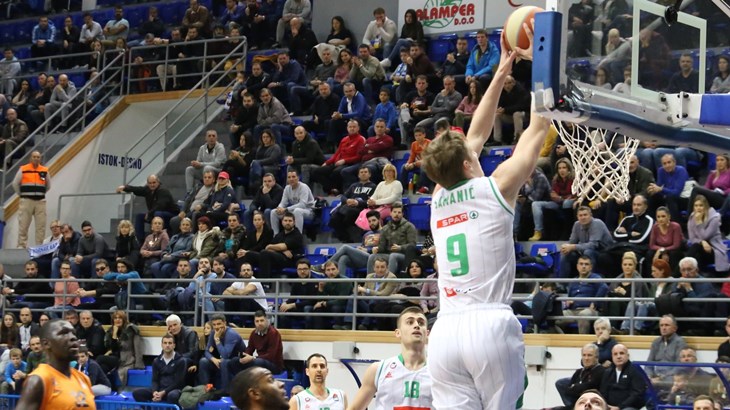 Luka Šamanić odličan, Petrol Olimpija ipak poražena u Baru