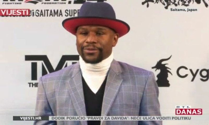 [RTL Video] Floyd Mayweather vraća se u ring: U Tokiju će se boriti s japanskim kickboxerom