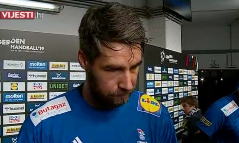 [RTL Video] Karabatić nakon utakmice: "Nismo odmarali igrače, Hrvatska je zasluženo odnijela pobjedu"