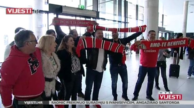 [RTL Video] Navijači Benfice tvrde: "Pobijedit ćemo Dinamo i ovdje i u Lisabonu"