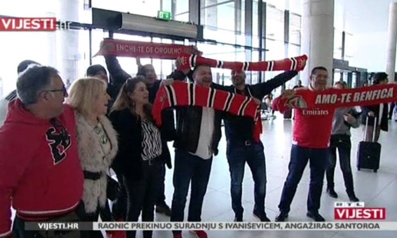[RTL Video] Navijači Benfice tvrde: "Pobijedit ćemo Dinamo i ovdje i u Lisabonu"