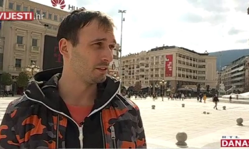 [RTL Video] Igor Karačić u Skopju je prava zvijezda: "Ljudi su mi dolazili pod prozor i pjevali navijačke pjesme"