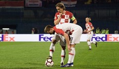 Hrvatska nogometna reprezentacija u listopadu protiv Švicarske u St. Gallenu