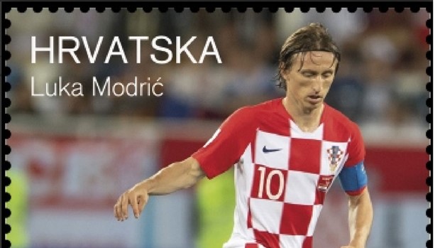 FANATIK: Luka Modrić dobio je svoju poštansku marku