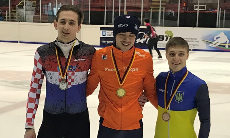 Martin Kolenc srebrni na završnici brzoklizačkog Europa kupa u Rostocku