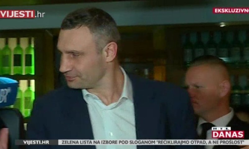 [RTL Video]  Vitalij Kličko: "Politika je poput MMA-a, primaš udarce u leđa i ispod pojasa"