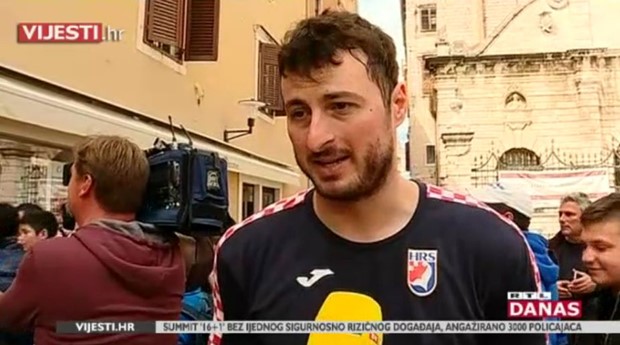 [RTL Video] Srbiju u Zadru čeka paklena atmosfera; Duvnjak: "Ljudi nas vole, nadam se da ćemo im vratiti na terenu"