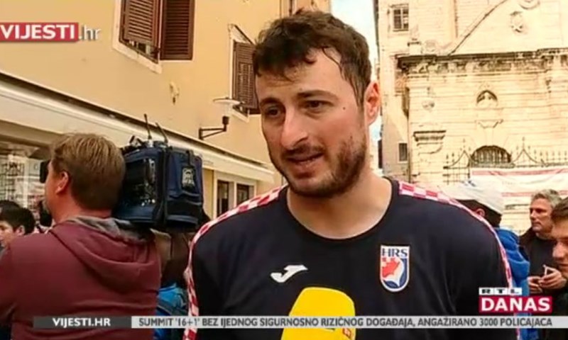 [RTL Video] Srbiju u Zadru čeka paklena atmosfera; Duvnjak: "Ljudi nas vole, nadam se da ćemo im vratiti na terenu"