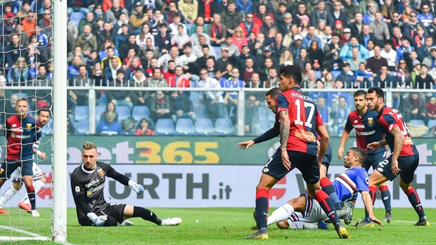 Dvoboj začelja odlučen u sudačkoj nadoknadi, Sampdoria do tri boda