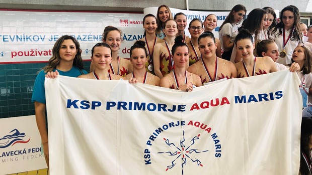 Riječke sinkro plivačice vratile se iz Bratislave s dvije medalje