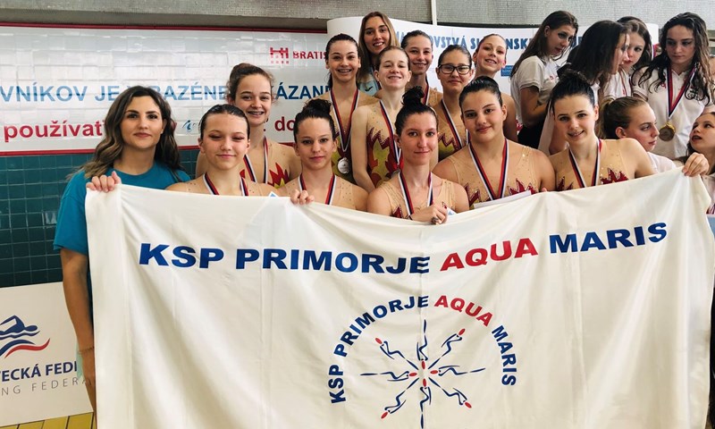 Riječke sinkro plivačice vratile se iz Bratislave s dvije medalje