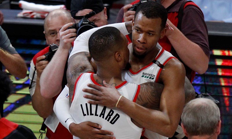 Blazersi sredili Thunder, Hezonjin momčadski nastup bez samoisticanja