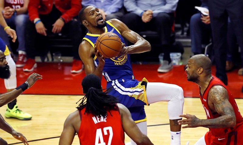 Warriorsi na korak do finala Zapadne konferencije, Kevin Durant zaradio ozljedu